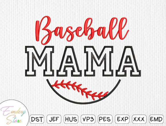Baseball Mama Applique Embroidery Review