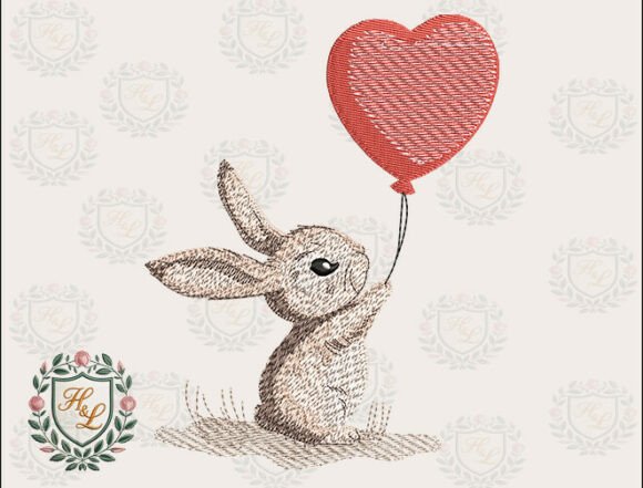 Bunny Heart Balloon Embroidery Files Review