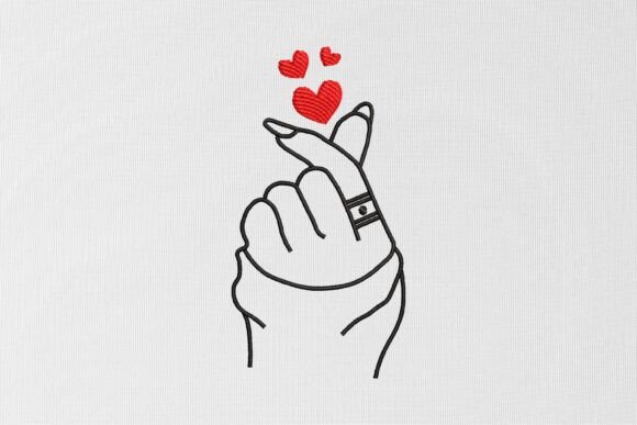 Korean Heart Hand Embroidery Design Review