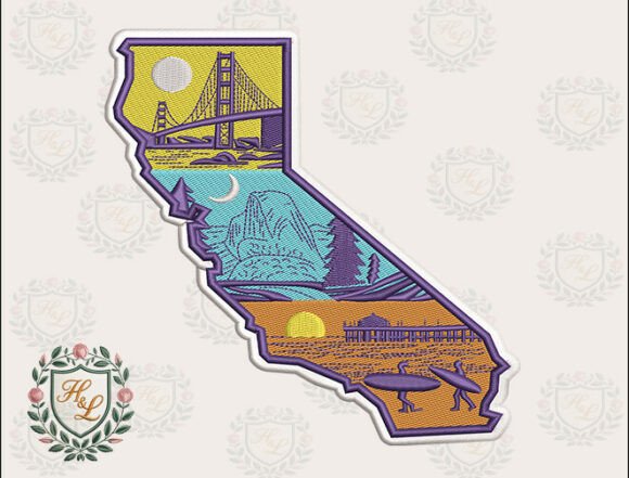 Layers of California Embroidery Files Review