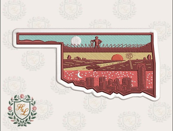 Layers of Oklahoma Embroidery Files Review