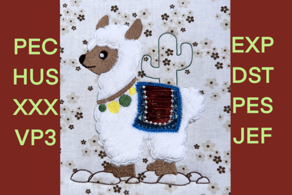 Llama Applique Embroidery Design Review