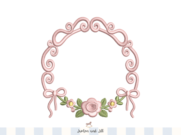 Rose Embroidery Frame Design Monogram Review