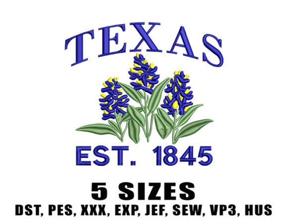 Texas Bluebonnet Embroidery Designs Review